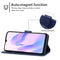 Leather Phone Case For Blackview A70(Blue)