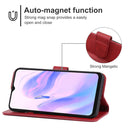 Leather Phone Case For Blackview A70(Red)