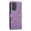For OPPO Realme GT NEO2 Skin Feel Life Tree Metal Button Horizontal Flip Leather Phone Case(Purple)