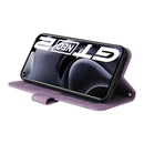 For OPPO Realme GT NEO2 Skin Feel Life Tree Metal Button Horizontal Flip Leather Phone Case(Purple)