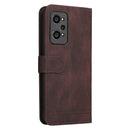 For OPPO Realme GT NEO2 Skin Feel Life Tree Metal Button Horizontal Flip Leather Phone Case(Brown)