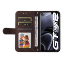 For OPPO Realme GT NEO2 Skin Feel Life Tree Metal Button Horizontal Flip Leather Phone Case(Brown)