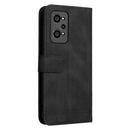 For OPPO Realme GT NEO2 Skin Feel Life Tree Metal Button Horizontal Flip Leather Phone Case(Black)