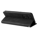 For OPPO Realme GT NEO2 Skin Feel Life Tree Metal Button Horizontal Flip Leather Phone Case(Black)