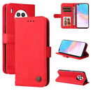 For Huawei Nova 8i / Honor 50 Lite Skin Feel Life Tree Metal Button Horizontal Flip Leather Phone Case(Red)