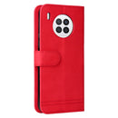 For Huawei Nova 8i / Honor 50 Lite Skin Feel Life Tree Metal Button Horizontal Flip Leather Phone Case(Red)