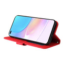 For Huawei Nova 8i / Honor 50 Lite Skin Feel Life Tree Metal Button Horizontal Flip Leather Phone Case(Red)