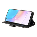 For Huawei Nova 8i / Honor 50 Lite Skin Feel Life Tree Metal Button Horizontal Flip Leather Phone Case(Black)
