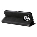 For Huawei Nova 8i / Honor 50 Lite Skin Feel Life Tree Metal Button Horizontal Flip Leather Phone Case(Black)