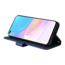 For Huawei Nova 8i / Honor 50 Lite Skin Feel Life Tree Metal Button Horizontal Flip Leather Phone Case(Blue)