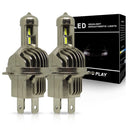 1 Pair A15 H4 DC9-16V / 30W / 3000LM / 6500K IP67 Car LED 3570 Lamp Beads Headlight(White Light)