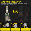 1 Pair A15 H7 DC9-16V / 30W / 3000LM / 6500K IP67 Car LED 3570 Lamp Beads Headlight(White Light)