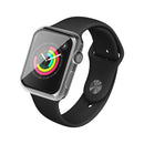 IMAK Shockproof PC Protective Case with Tempered Glass Film For Apple Watch Series 3 & 2 & 1 38mm(Transparent)