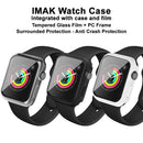 IMAK Shockproof PC Protective Case with Tempered Glass Film For Apple Watch Series 3 & 2 & 1 38mm(Transparent)
