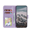 For Samsung Galaxy S22 5G Sun Mandala Embossing Pattern Phone Leather Case with Holder & Card Slots & Wallet & Lanyard(Purple)