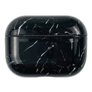 For AirPods Pro 3 Marble Water Sticker Wireless Earphone Protective Case(Black White)