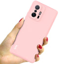 For Xiaomi Mi 11T / Mi 11T Pro IMAK UC-2 Series Shockproof Full Coverage Soft TPU Phone Case(Pink)