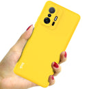 For Xiaomi Mi 11T / Mi 11T Pro IMAK UC-2 Series Shockproof Full Coverage Soft TPU Phone Case(Yellow)