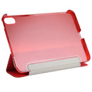 Silk Texture Three-fold Horizontal Flip Leather Tablet Case with Holder For iPad mini 6(Red)