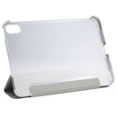 Silk Texture Three-fold Horizontal Flip Leather Tablet Case with Holder For iPad mini 6(Silver)