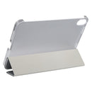 Silk Texture Three-fold Horizontal Flip Leather Tablet Case with Holder For iPad mini 6(Silver)