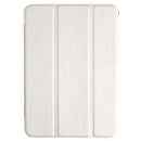 Silk Texture Three-fold Horizontal Flip Leather Tablet Case with Holder For iPad mini 6(White)