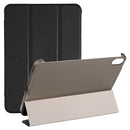 Silk Texture Three-fold Horizontal Flip Leather Tablet Case with Holder For iPad mini 6(Black)
