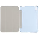 Silk Texture Three-fold Horizontal Flip Leather Tablet Case with Holder For iPad mini 6(Sky Blue)