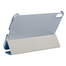 Silk Texture Three-fold Horizontal Flip Leather Tablet Case with Holder For iPad mini 6(Sky Blue)