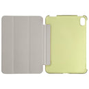 Silk Texture Three-fold Horizontal Flip Leather Tablet Case with Holder For iPad mini 6(Green)