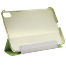 Silk Texture Three-fold Horizontal Flip Leather Tablet Case with Holder For iPad mini 6(Green)