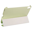 Silk Texture Three-fold Horizontal Flip Leather Tablet Case with Holder For iPad mini 6(Green)