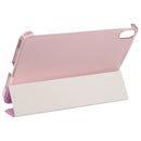 Silk Texture Three-fold Horizontal Flip Leather Tablet Case with Holder For iPad mini 6(Pink)