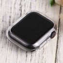 Shockproof PC Hollow Protective Case For Apple Watch Series 7 45mm(Transparent)