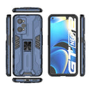 For OPPO Realme GT Neo2 5G Supersonic PC + TPU Shock-proof Phone Case with Holder(Blue)