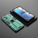 For OPPO Realme GT Neo2 5G Supersonic PC + TPU Shock-proof Phone Case with Holder(Green)