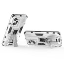For OPPO Realme GT Neo2 5G Supersonic PC + TPU Shock-proof Phone Case with Holder(White)