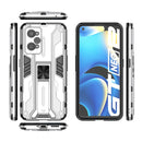 For OPPO Realme GT Neo2 5G Supersonic PC + TPU Shock-proof Phone Case with Holder(White)