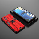 For OPPO Realme GT Neo2 5G Supersonic PC + TPU Shock-proof Phone Case with Holder(Red)