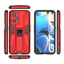 For OPPO Realme GT Neo2 5G Supersonic PC + TPU Shock-proof Phone Case with Holder(Red)