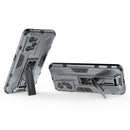 For OPPO Realme GT Neo2 5G Supersonic PC + TPU Shock-proof Phone Case with Holder(Grey)