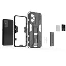 For OPPO Realme GT Neo2 5G Supersonic PC + TPU Shock-proof Phone Case with Holder(Grey)