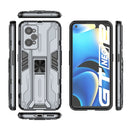 For OPPO Realme GT Neo2 5G Supersonic PC + TPU Shock-proof Phone Case with Holder(Grey)