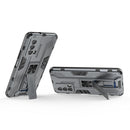 For vivo iQOO Z5 5G Supersonic PC + TPU Shock-proof Phone Case with Holder(Grey)