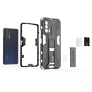 For vivo iQOO Z5 5G Supersonic PC + TPU Shock-proof Phone Case with Holder(Grey)