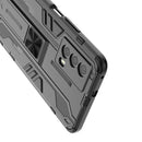 For vivo iQOO Z5 5G Supersonic PC + TPU Shock-proof Phone Case with Holder(Grey)
