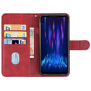 Leather Phone Case For DOOGEE S97 Pro(Red)