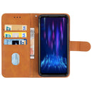 Leather Phone Case For DOOGEE S97 Pro(Brown)