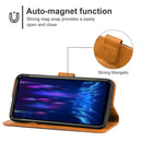 Leather Phone Case For DOOGEE S97 Pro(Brown)