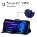 Leather Phone Case For DOOGEE S97 Pro(Blue)